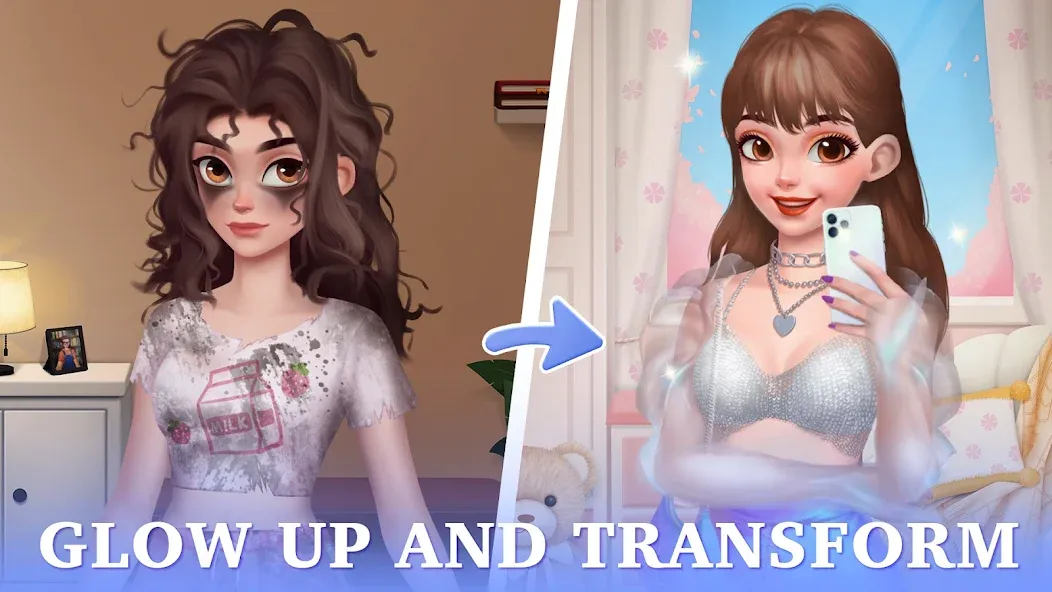 Взлом Fantasy Stylist: Match 3 (Фантазийный стилист)  [МОД Бесконечные монеты] — полная версия apk на Андроид screen 1