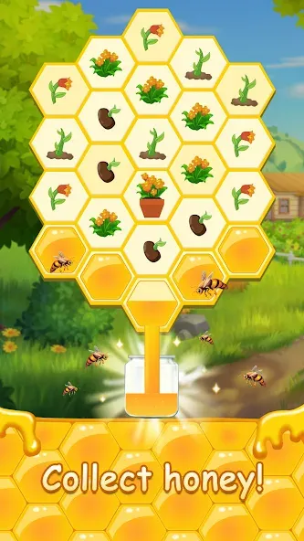 Скачать взломанную Honey Bottles — merge puzzle (Хани Ботлс)  [МОД Mega Pack] — стабильная версия apk на Андроид screen 4