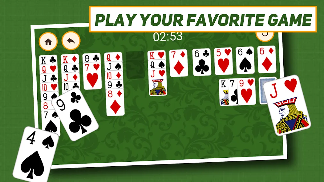 Скачать взломанную Klondike Solitaire: Classic  [МОД Mega Pack] — полная версия apk на Андроид screen 5