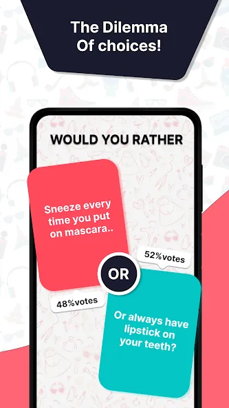 Взломанная Would u Rather? Party Game  [МОД Все открыто] — последняя версия apk на Андроид screen 2