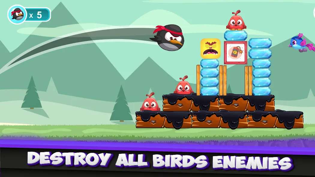 Взломанная Angry Penguin (Энгри Пенгвин)  [МОД Unlocked] — последняя версия apk на Андроид screen 4