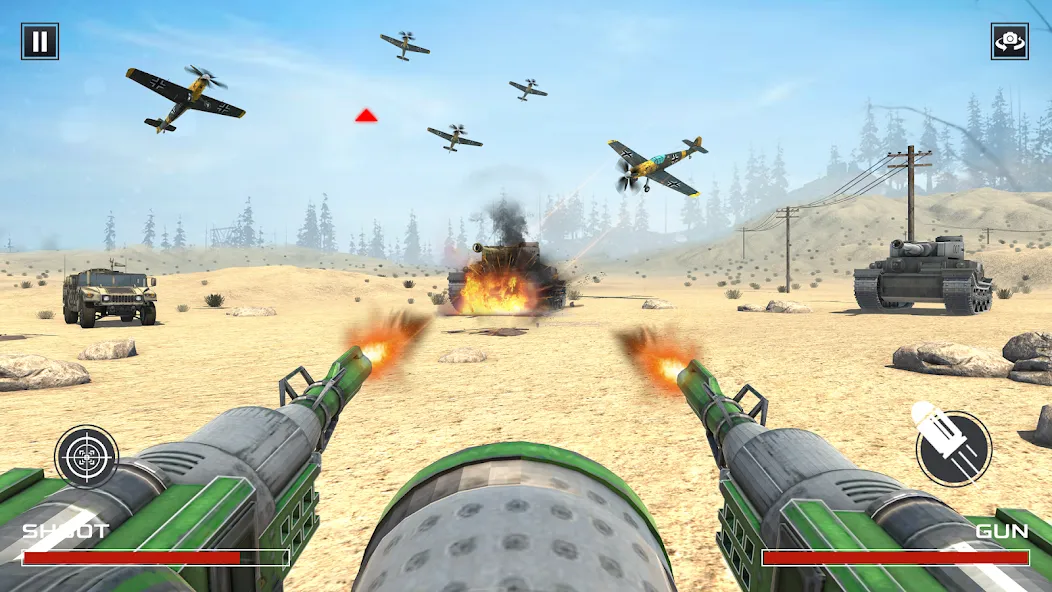 Взлом FPS War Games- Aircrafts Games  [МОД Unlimited Money] — стабильная версия apk на Андроид screen 3