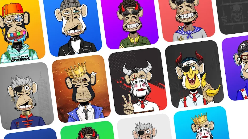 Взломанная Bored Ape Maker — NFT Art (Боред Эйп Мейкер)  [МОД Unlimited Money] — последняя версия apk на Андроид screen 1