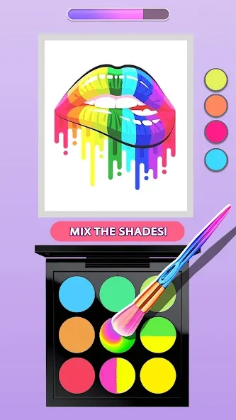 Взлом Makeup Kit — Color Mixing  [МОД Все открыто] — полная версия apk на Андроид screen 1