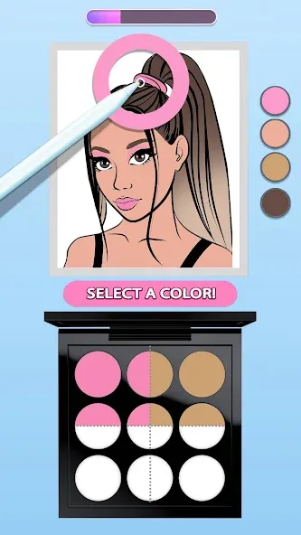 Взлом Makeup Kit — Color Mixing  [МОД Все открыто] — полная версия apk на Андроид screen 2