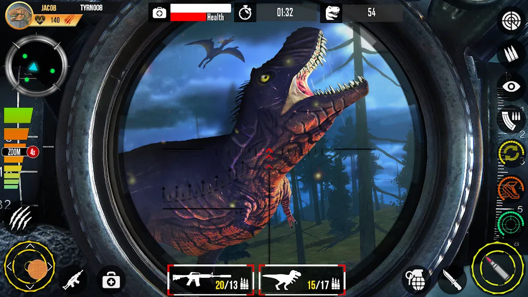 Взлом Real Dino Hunting Gun Games (Риал Дино Хантинг Ган Геймс)  [МОД Menu] — полная версия apk на Андроид screen 5