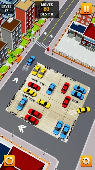 Скачать взломанную Park Master: Car Parking Jam (Парк Мастер)  [МОД Много денег] — полная версия apk на Андроид screen 1