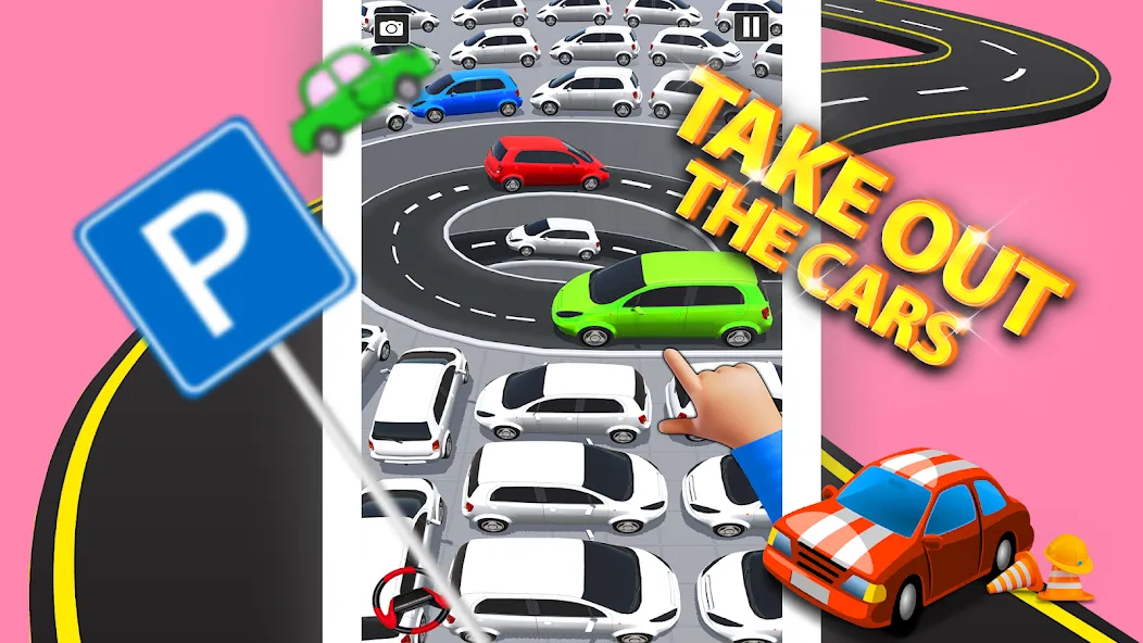 Скачать взломанную Park Master: Car Parking Jam (Парк Мастер)  [МОД Много денег] — полная версия apk на Андроид screen 3