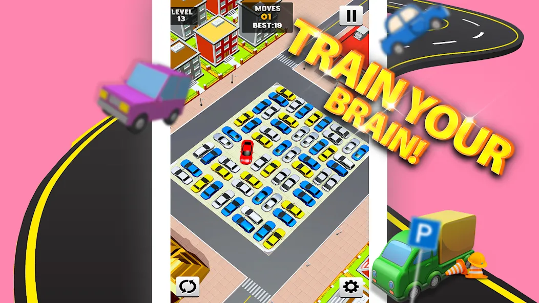 Скачать взломанную Park Master: Car Parking Jam (Парк Мастер)  [МОД Много денег] — полная версия apk на Андроид screen 4