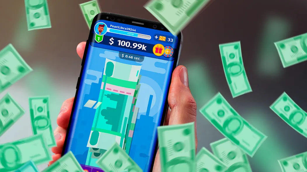 Взломанная Money cash clicker  [МОД Mega Pack] — стабильная версия apk на Андроид screen 1