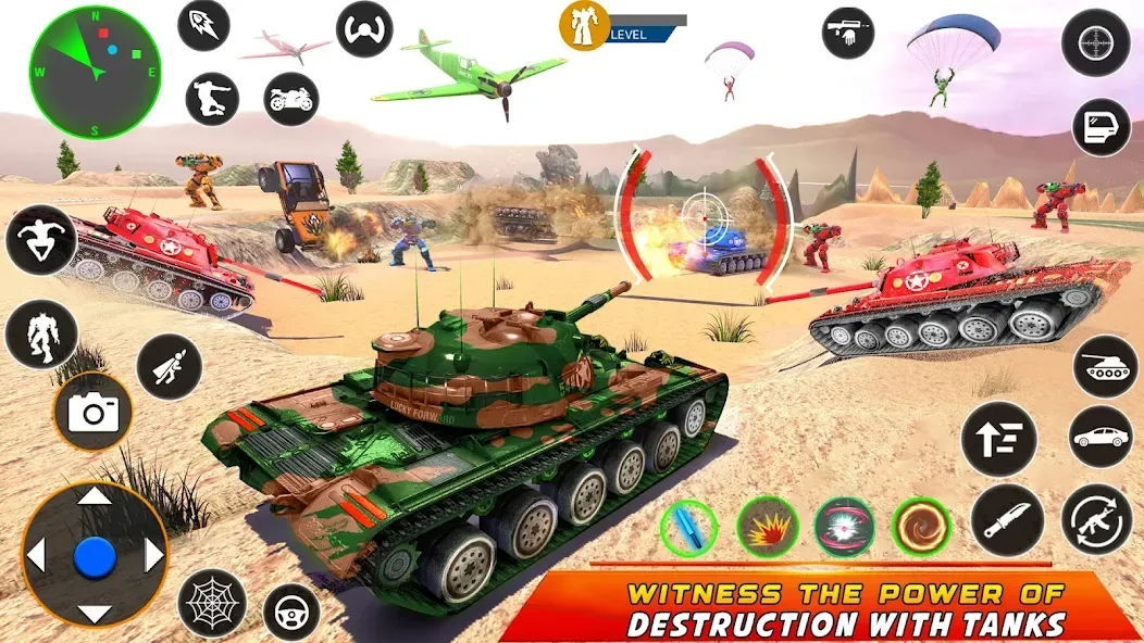 Скачать взломанную Army Bus Robot Car Game 3d  [МОД Меню] — стабильная версия apk на Андроид screen 3