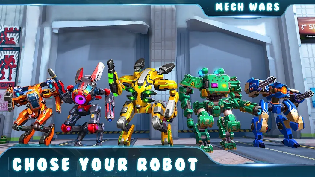 Скачать взлом Spider Mech Wars — Robot Game  [МОД Все открыто] — полная версия apk на Андроид screen 3