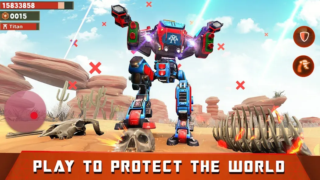 Скачать взломанную Mech Robot Wars — Multi Robot  [МОД Много монет] — последняя версия apk на Андроид screen 3