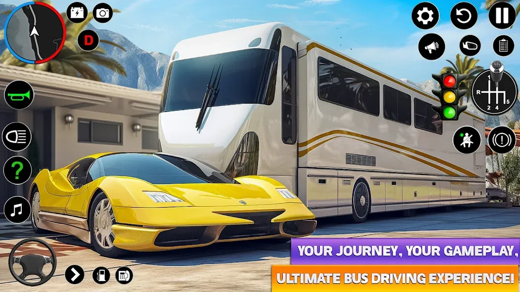 Скачать взломанную Ultimate Bus Driving Simulator (Ультимативный симулятор вождения автобуса)  [МОД Много монет] — последняя версия apk на Андроид screen 5