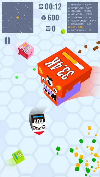 Взломанная Cube Zone io  [МОД Меню] — полная версия apk на Андроид screen 1