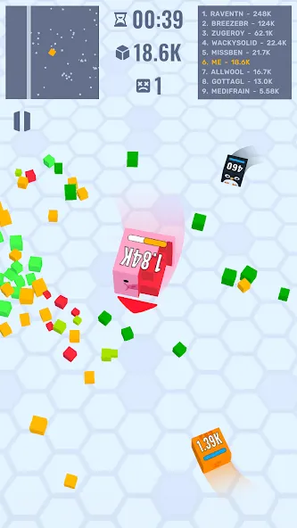 Взломанная Cube Zone io  [МОД Меню] — полная версия apk на Андроид screen 4