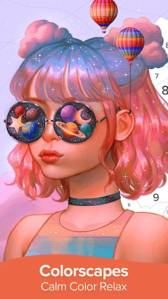 Скачать взломанную Colorscapes® — Color by Number  [МОД Много монет] — полная версия apk на Андроид screen 2