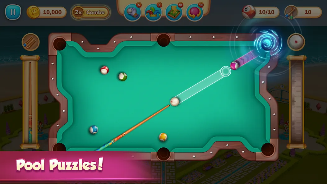 Скачать взломанную Royal Pool: 8 Ball & Billiards (Роял Пул)  [МОД Много монет] — последняя версия apk на Андроид screen 2