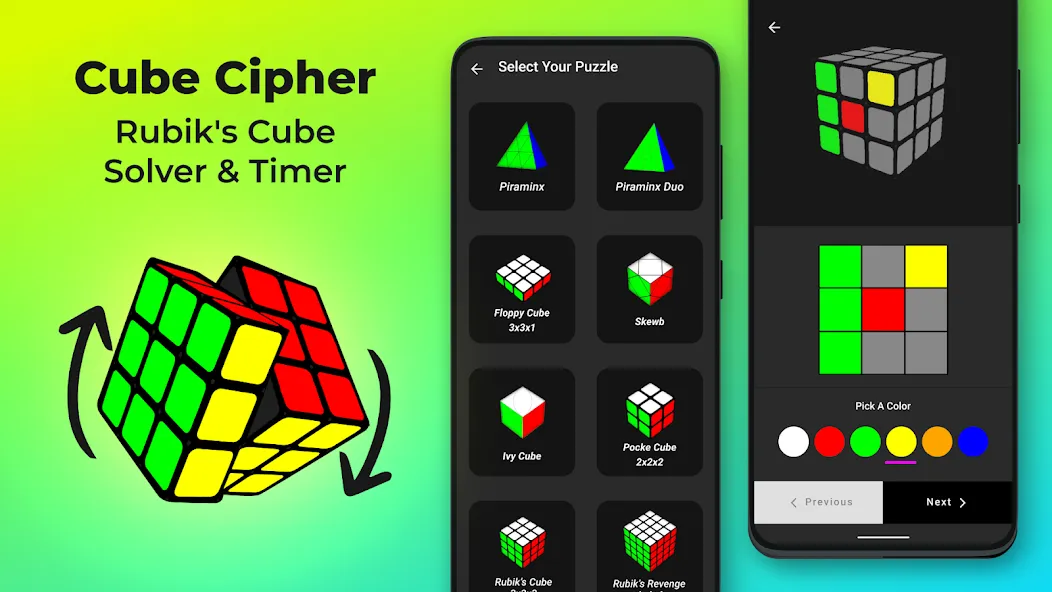 Скачать взломанную Cube Cipher — Cube Solver (Кубический шифр)  [МОД Меню] — последняя версия apk на Андроид screen 1