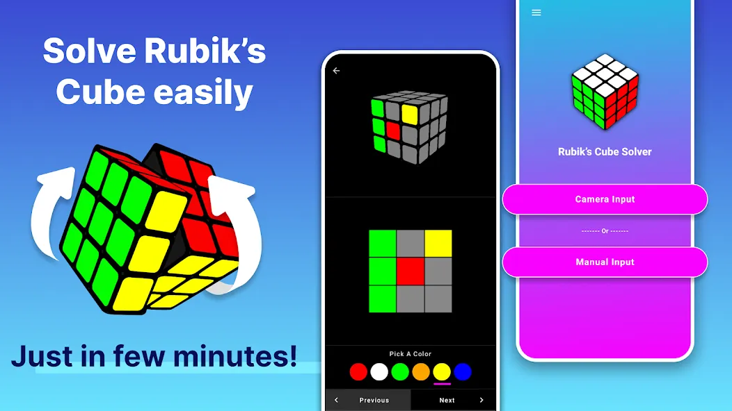 Взломанная Rubik's Cube Solver  [МОД Меню] — стабильная версия apk на Андроид screen 1