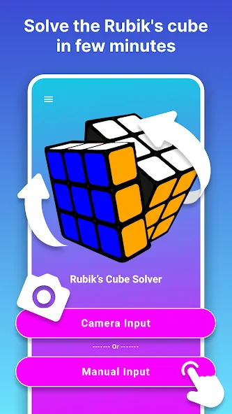 Взломанная Rubik's Cube Solver  [МОД Меню] — стабильная версия apk на Андроид screen 2