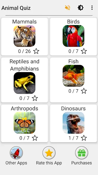 Взлом Animals Quiz Learn All Mammals  [МОД Mega Pack] — стабильная версия apk на Андроид screen 3