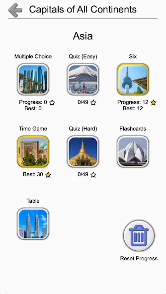 Скачать взлом Capitals — Geography Quiz  [МОД Unlocked] — последняя версия apk на Андроид screen 3