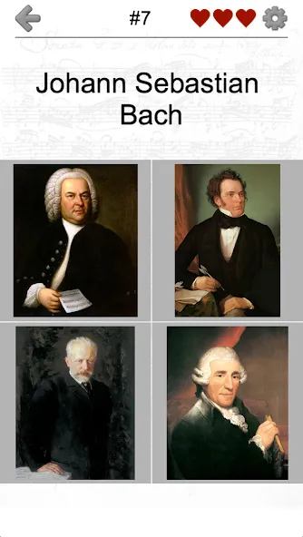 Взломанная Famous Composers Portrait Quiz  [МОД Mega Pack] — полная версия apk на Андроид screen 2