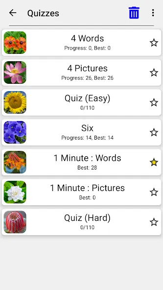 Скачать взломанную Flowers Quiz — Identify Plants  [МОД Mega Pack] — стабильная версия apk на Андроид screen 5