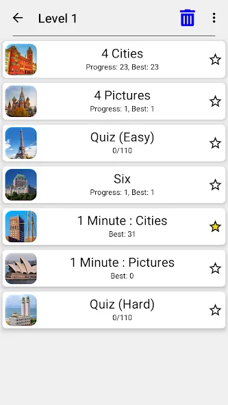 Взломанная Cities of the World Photo-Quiz  [МОД Бесконечные монеты] — стабильная версия apk на Андроид screen 5