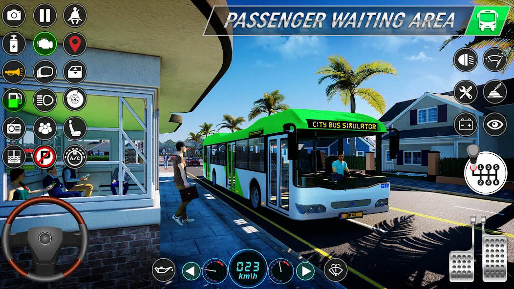 Скачать взломанную City Bus Simulator: Bus Games (Риал Сити Бас Симулятор Геймс)  [МОД Бесконечные деньги] — последняя версия apk на Андроид screen 1