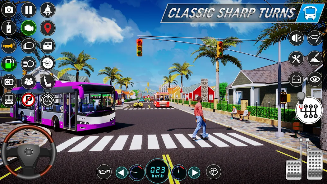 Скачать взломанную City Bus Simulator: Bus Games (Риал Сити Бас Симулятор Геймс)  [МОД Бесконечные деньги] — последняя версия apk на Андроид screen 2