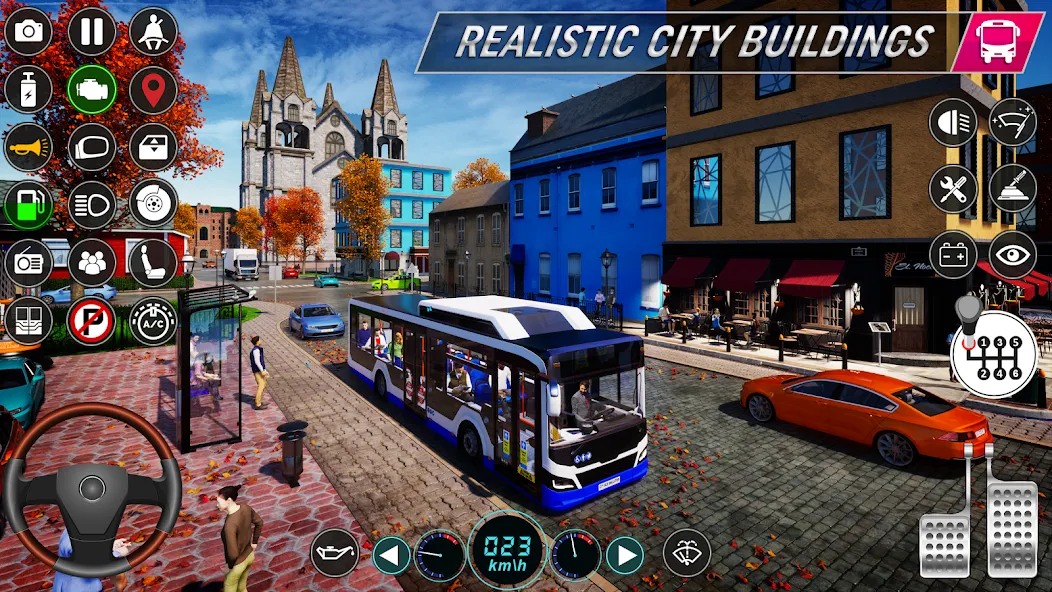 Скачать взломанную City Bus Simulator: Bus Games (Риал Сити Бас Симулятор Геймс)  [МОД Бесконечные деньги] — последняя версия apk на Андроид screen 3