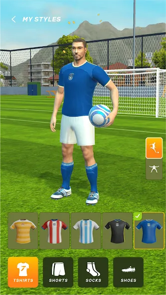 Скачать взломанную Football World — Real People (Футбол Ворлд)  [МОД Mega Pack] — последняя версия apk на Андроид screen 5