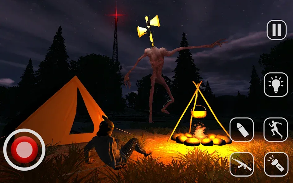 Скачать взломанную Siren Head : Hunt in Forest (Сайрен Хед)  [МОД Menu] — полная версия apk на Андроид screen 3