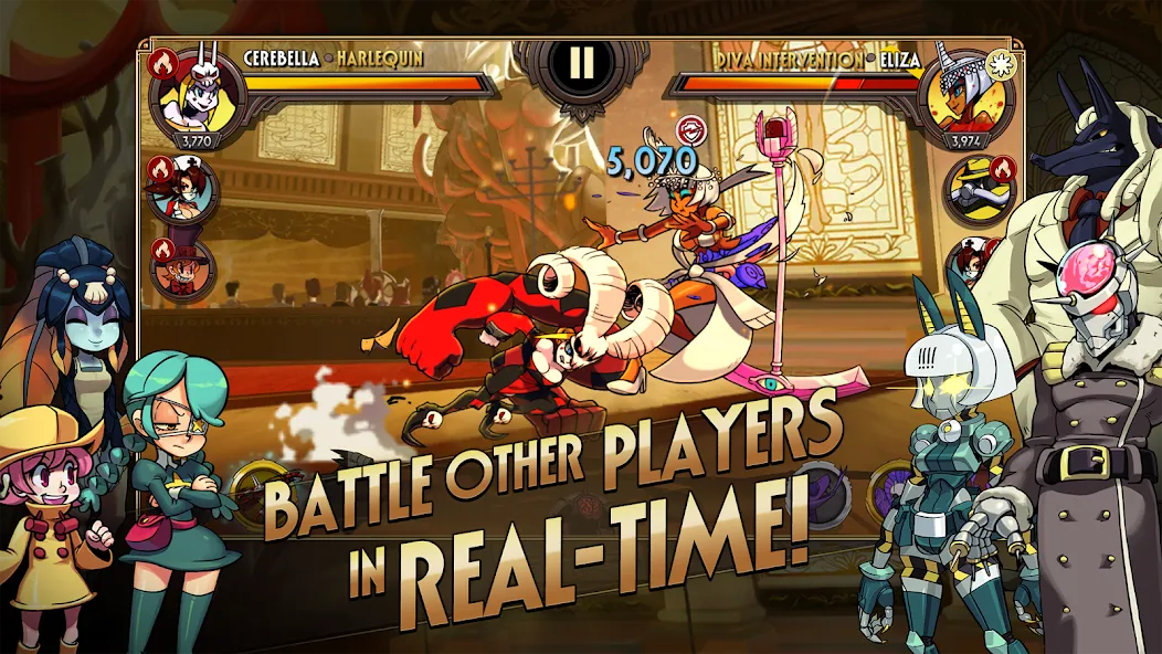 Скачать взлом Skullgirls: Fighting RPG (Скулгрлз)  [МОД Меню] — полная версия apk на Андроид screen 2