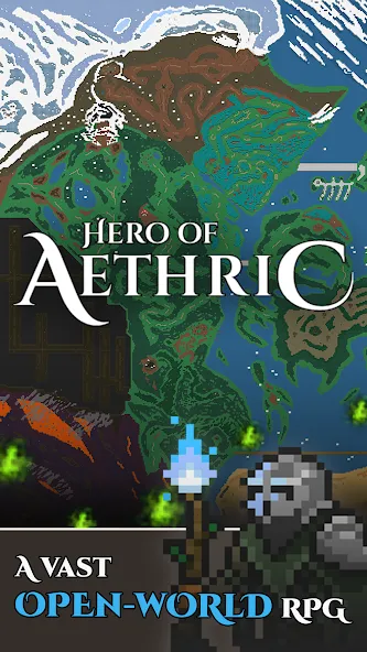 Взломанная Hero of Aethric | Classic RPG  [МОД Много денег] — последняя версия apk на Андроид screen 1