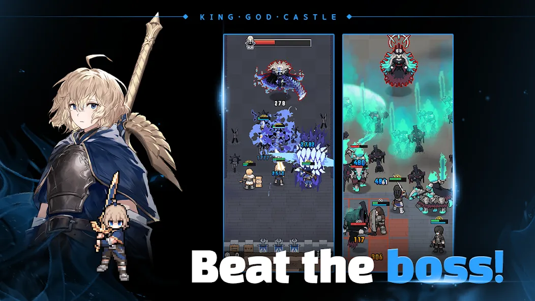 Скачать взломанную King God Castle (Кинг Год Кастл)  [МОД Unlimited Money] — стабильная версия apk на Андроид screen 5