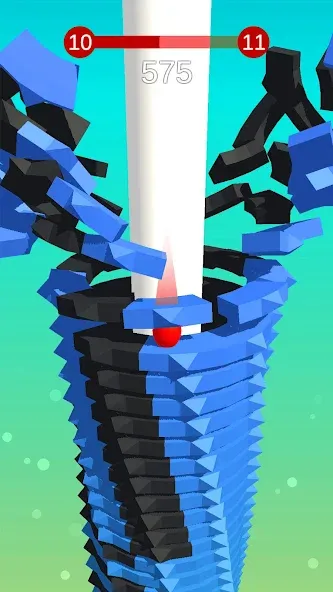 Взломанная Stack Ball — Crash Platforms (Стэк Болл)  [МОД Unlocked] — последняя версия apk на Андроид screen 1