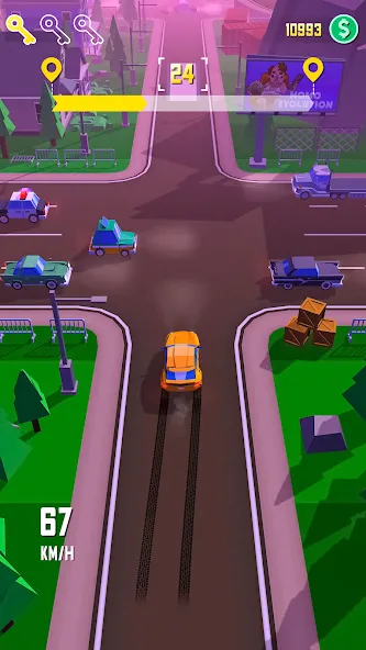 Взлом Taxi Run: Traffic Driver (Такси Ран)  [МОД Много денег] — стабильная версия apk на Андроид screen 1