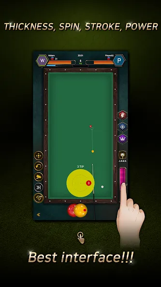 Скачать взломанную Real Billiards Battle — carom (Риал Бильярдс Батл)  [МОД Бесконечные монеты] — стабильная версия apk на Андроид screen 3