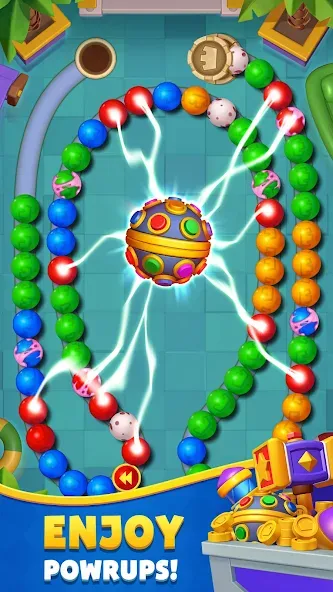 Скачать взломанную Marble Crush Blast (Роял Бласт)  [МОД Unlocked] — полная версия apk на Андроид screen 4