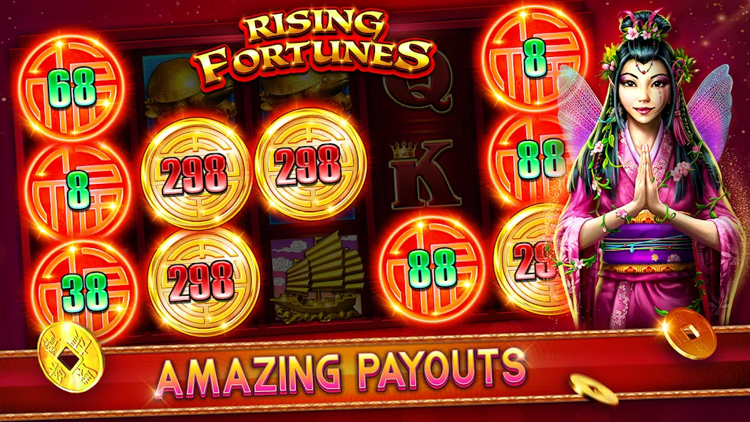 Взломанная 88 Fortunes Casino Slot Games (Форчунс)  [МОД Mega Pack] — стабильная версия apk на Андроид screen 2