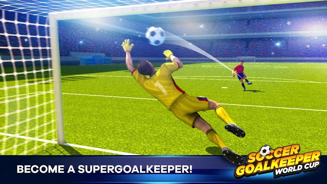 Взломанная Soccer Goalkeeper Games 2024  [МОД Menu] — стабильная версия apk на Андроид screen 1