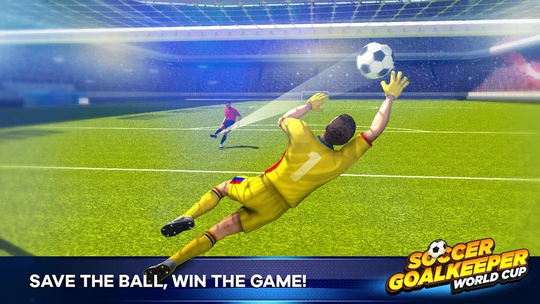 Взломанная Soccer Goalkeeper Games 2024  [МОД Menu] — стабильная версия apk на Андроид screen 2