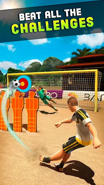 Взломанная Shoot Goal — Beach Soccer Game (Шут)  [МОД Много монет] — полная версия apk на Андроид screen 1