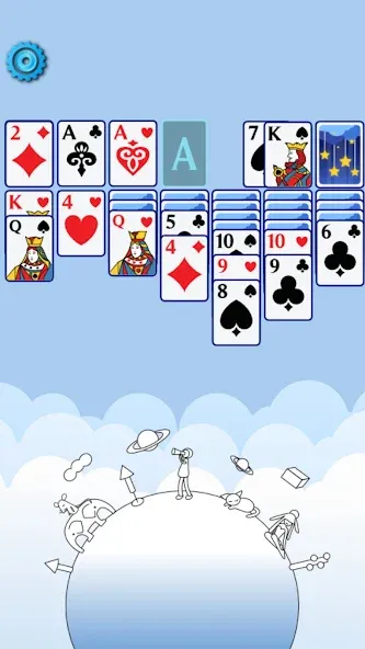 Взлом Solitaire Space™ (Солярис Спейс)  [МОД Меню] — последняя версия apk на Андроид screen 2