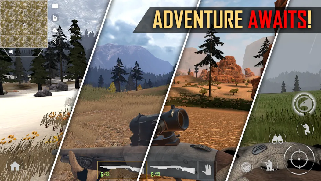 Скачать взломанную American Marksman (Американский стрелок)  [МОД Mega Pack] — стабильная версия apk на Андроид screen 1