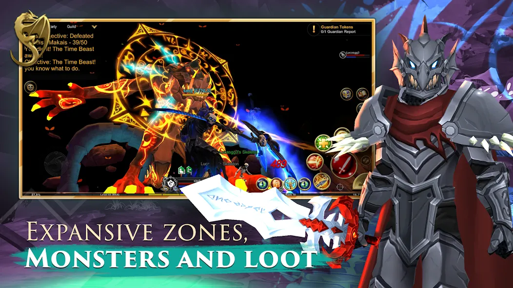 Скачать взлом AdventureQuest 3D MMO RPG (АдвенчурКвест 3Д ММО РПГ)  [МОД Menu] — полная версия apk на Андроид screen 3