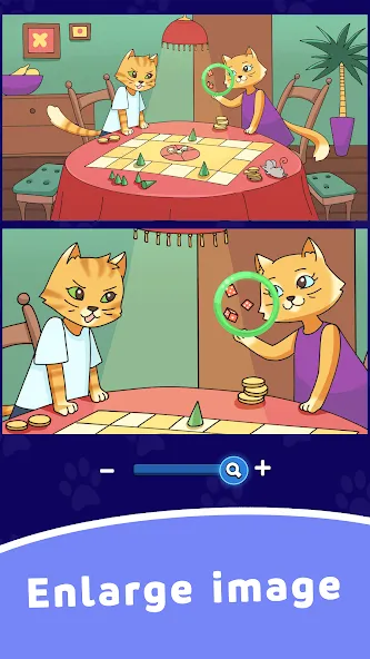 Скачать взломанную Find Differences: Cute Cats  [МОД Все открыто] — стабильная версия apk на Андроид screen 4